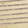Message in a vintage style type writer telegram frame.