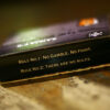 Rules of the game in unique way on one side of custom playing cards box
