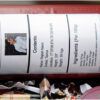 Character explaining profile written like food ingredients written on pringles box
