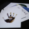 greeting cards related to handprint of a person