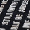 POP letters forming a huge message of wishes or proposal