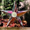 Pictures of a beautiful girl printed on Card made 3D star with a card of quote on it.