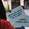 Special wishing cards surprise at the door