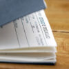 sneak peak of a passport type designed love book