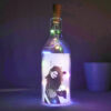 Jar with a customized picture and name with a multicolor lights string
