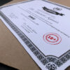 Major certificate by Happiclap with 18+ stamp designed on it