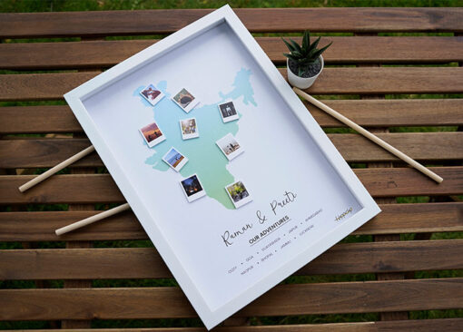 Mapping Memories - Buy Polaroid Photo Frame Online