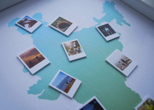 Mapping Memories - Buy Polaroid Photo Frame Online